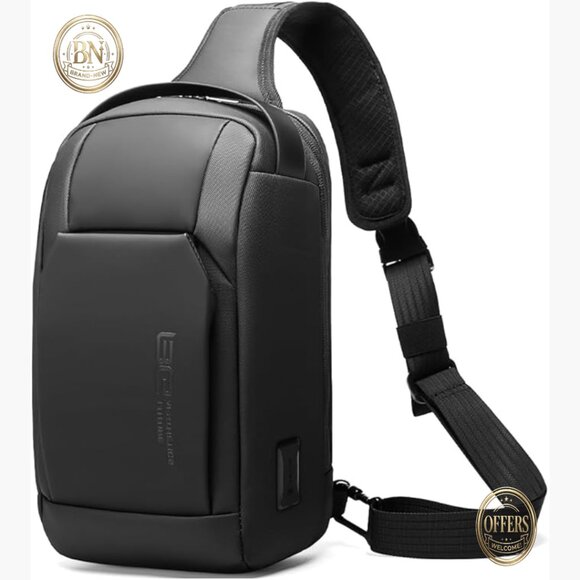 Waterproof Oxford Sling Bag with Adjustable Strap for Daily Use
